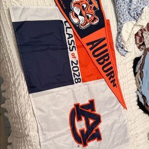 Auburn University Flag and Pennant Set